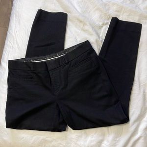 Banana Republic Black Sloan Cropped Pants